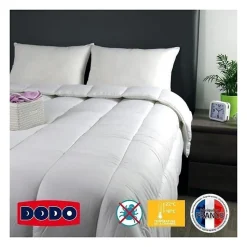 Couette tempérée Belle Nuit - 220 x 240 cm - 350gr/m² - Blanc - DODO
