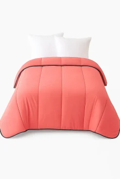 Couette Tempérée Corail - 1 Personne 140x200 - Mi Saison - Mortreux