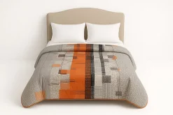 Couette Tempérée Gream Géométrie - 1 Ou 2 Personnes 200x200 - 10414