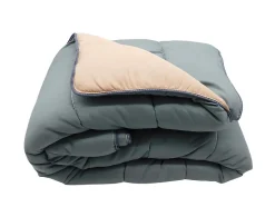Couette tempérée Gris / Taupe - 1 personne 140 x 200 - 14925