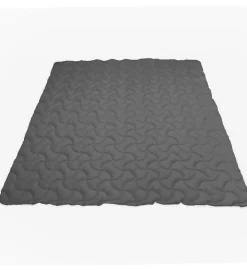 Couette tempérée Gris et blanc 300g 140 x 200 pour lit 1 place ABEIL