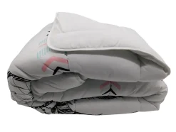 Couette tempérée imprimée attrape rêve noir - 1 ou 2 personnes 200 x 200 - 10742