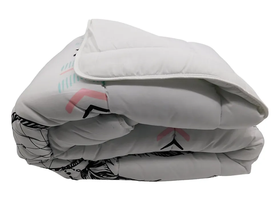 Couette tempérée imprimée attrape rêve noir - 1 ou 2 personnes 200 x 200 - 10742