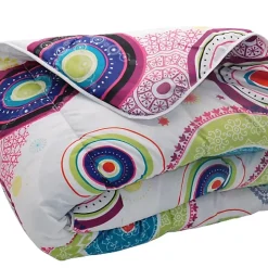 Couette Tempérée Imprimée Design - 1 Personne 140 x 200 - 20398