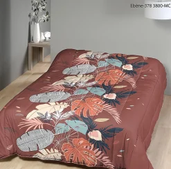 Couette Tempérée Imprimée Ebène - 1 Ou 2 Personnes 200 x 200 - 16024