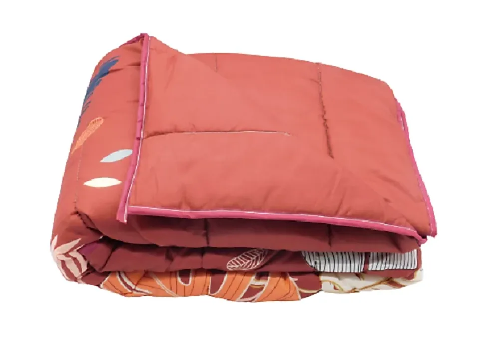 Couette Tempérée Imprimée Ebène - 1 Personne 140 x 200 - 16023