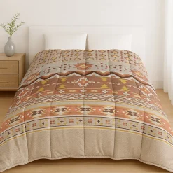 Couette Tempérée Imprimée Ethnic - 1 Ou 2 Personnes 200 x 200 - 20884