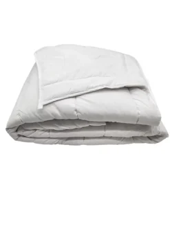 Couette tempérée microfibre blanche - 2 personnes 240 x 260 - 16064