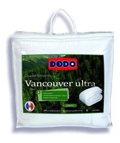 Couette tempérée Vancouver Ultra - 220 x 240 cm - 300gr/m² - Blanc - DODO