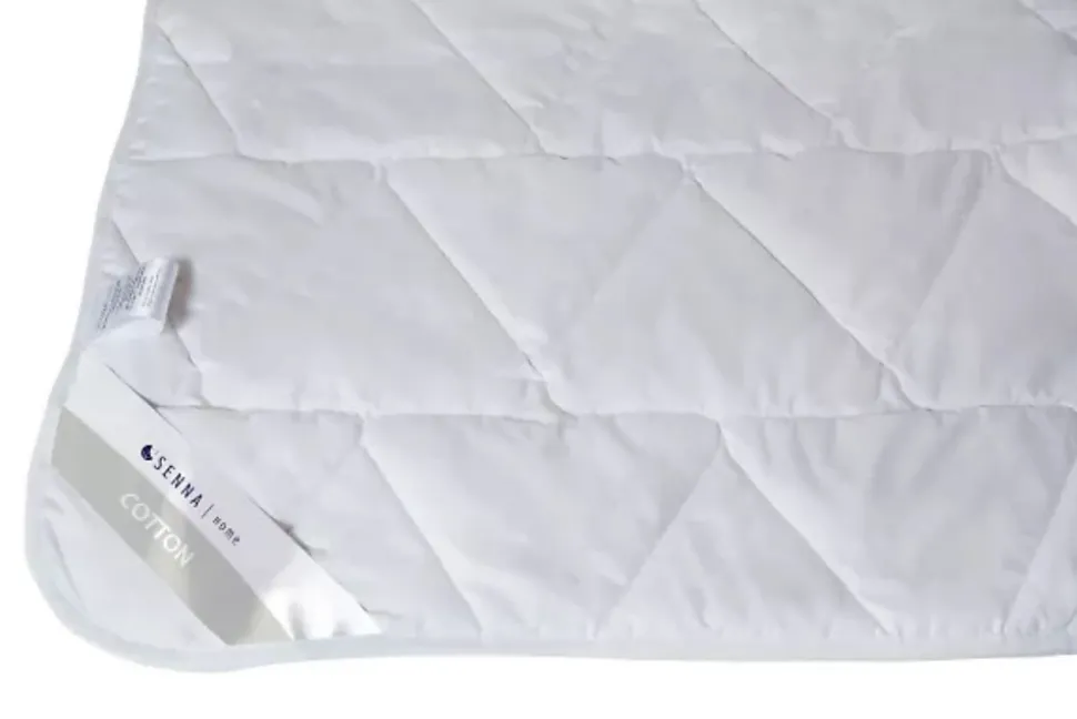 Couette toutes saisons 200x220 COTON Blanc Senna Home