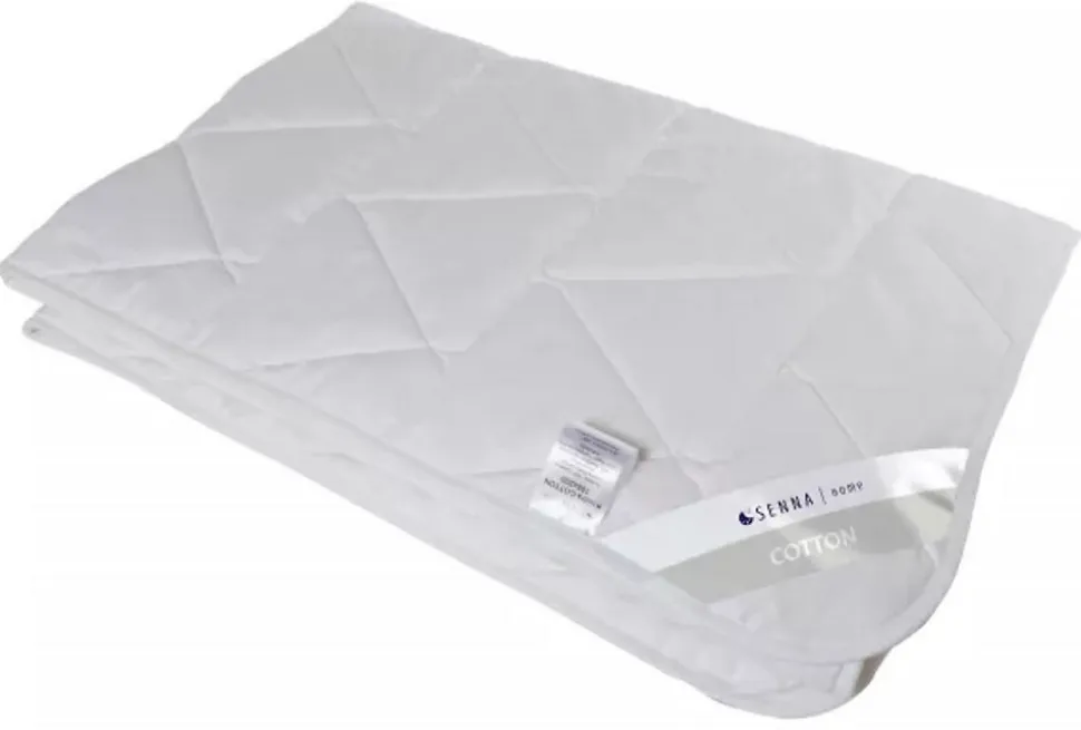 Couette toutes saisons 200x220 COTON Blanc Senna Home