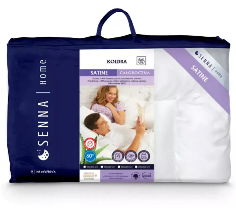 Couette toutes saisons 160x200 cm SATINE, Senna Home