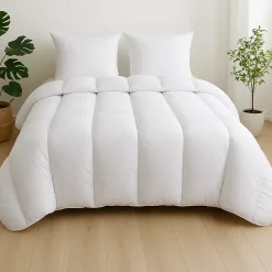 Couette ultra chaude Blanche - 2 personnes 240x260 - 13004