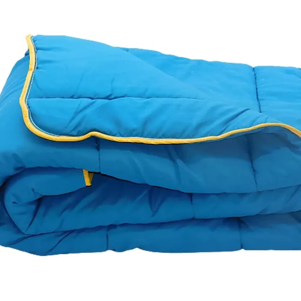 Couette ultra légère Bleu pétrole - 1 personne 140x200 - 13109