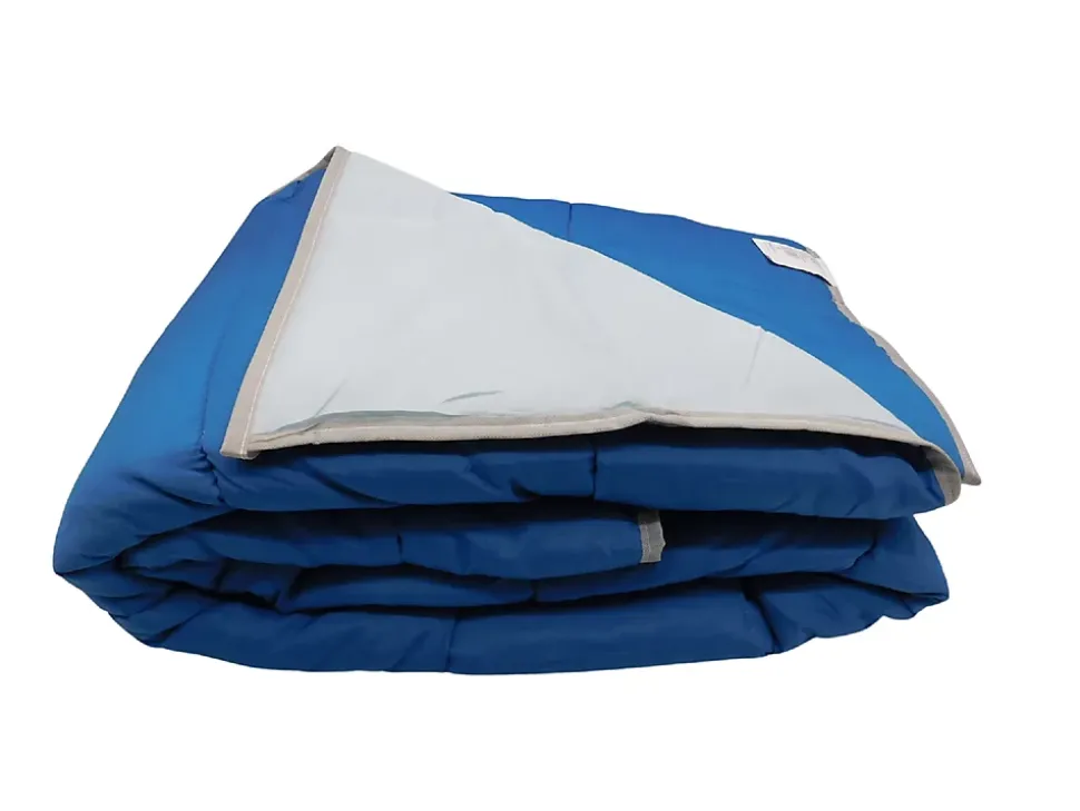 Couette ultra légère Bleu Pétrole / Bleu ciel - 2personnes 220x240 - 14032-6