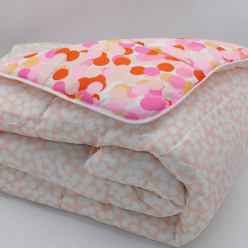 Couette Ultra Légère Imprimée Confetti/pois - 1 Personne 140x200 - 10549
