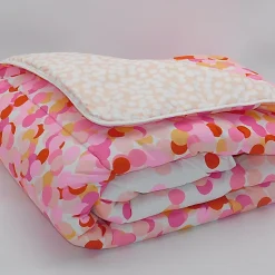 Couette Ultra Légère Imprimée Confetti/pois - 1 Personne 140x200 - 10549