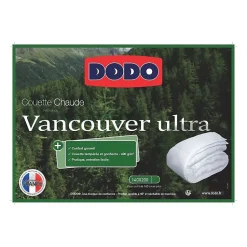 Couette VANCOUVER DODO - 140x200 cm - Ultra - Fabriqué en France