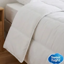 Couette 140x200 cm - Pour Lit 1 Personne - Enveloppe en Coton - Légère - Sans Traitement