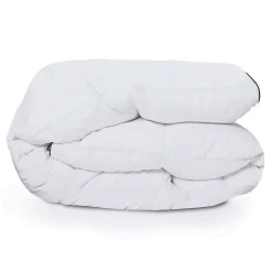 Couette 220x240 CM AELA blanche en plume d'oie anti acarien 500 gr