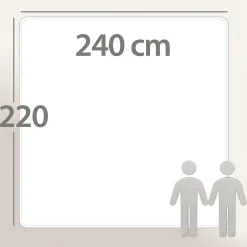 Couette 240x220 cm hiver ELSA garnissage fibre polyester 400g/m2