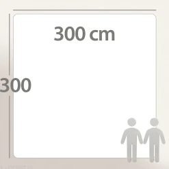 Couette 300x300 cm été CAP NORD garnissage naturel duvet d'oie 250g/m2