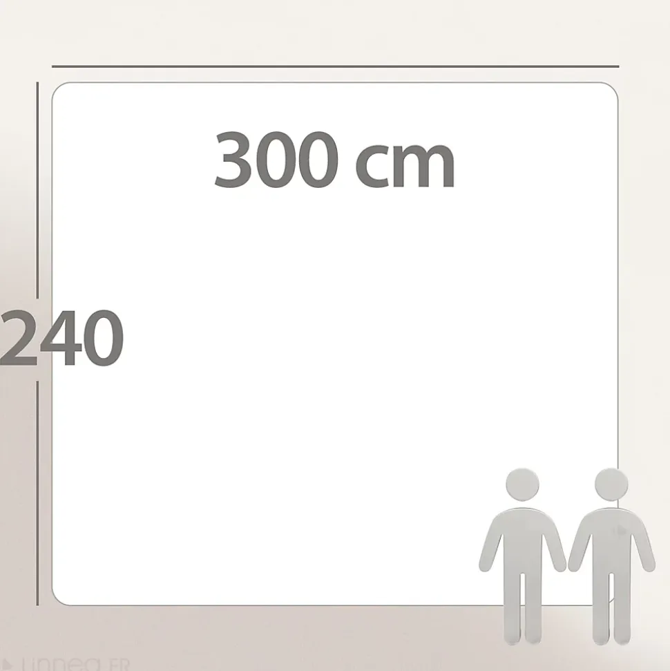 Couette 300x240 cm été VELAY LUXE garnissage naturel duvet d'oie 200g/m2