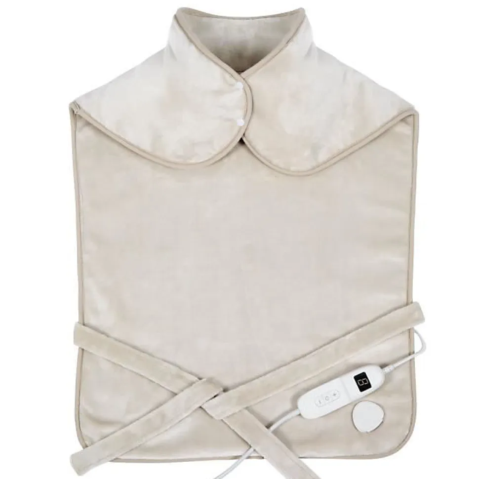 Coussin chauffant dos et cervicales - LIVOO - DOS218C - 100 W - 60 x 90 cm - Flanelle - Lavable en machine 30 deg - 50-65 deg -...