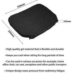 Coussin de soutien en gel frais - Aidapt VM937A - housse antidérapante, Utilisation en voyage, bureau