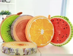 COUSSIN EN PELUCHE TUTUMI PINEAPPLE YELLOW