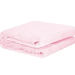 Couverture - SPRINGOS - Zigzag - 130 x 180 cm - Polyester - Douce et chaude