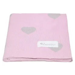 Couverture enfant cœurs 100 x 80 cm