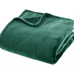 Couverture flanelle 180 x 230 cm Atmosphera - Cèdre