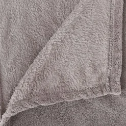 Couverture microfibre 180 x 230 cm Atmosphera - Gris clair
