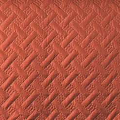 Couverture molletonné surpiquage graphique (180x240 cm - Cuivre)