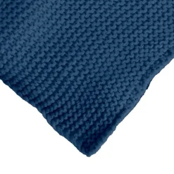 Couverture plaid bleu saphir 130x170cm TRICOVA - SACASA