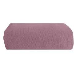 Couverture plaid rose 130x170cm PANORA - SACASA