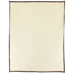 Couverture polaire luxe 180x220 cm 100% polyester 430g/m2 NARVIK Marron Chocolat