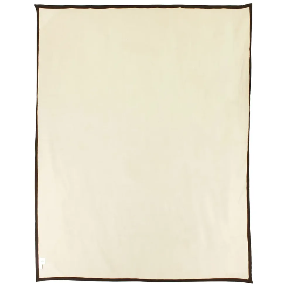 Couverture polaire luxe 180x220 cm 100% polyester 430g/m2 NARVIK Marron Chocolat