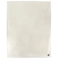 Couverture polaire luxe 180x220 cm 100% polyester 430g/m2 NARVIK Galet/Naturel