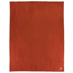 Couverture polaire luxe 180x220 cm NARVIK Gingembre/Naturel