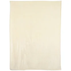 Couverture polaire microvelours 240x260 cm VELVET Ivoire