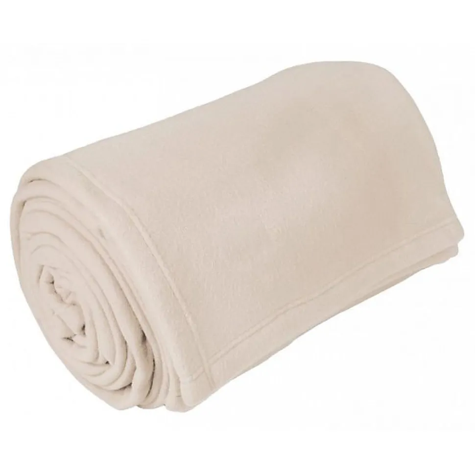 Couverture polaire "Teddy Non feu - Norme NF EN ISO 12952" toutes dimensions Toison d'or - Teddy Naturel - 240 x 260 cm