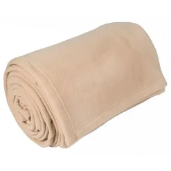 Couverture polaire "Teddy Non feu - Norme NF EN ISO 12952" toutes dimensions Toison d'or - Teddy Sable - 220 x 240 cm