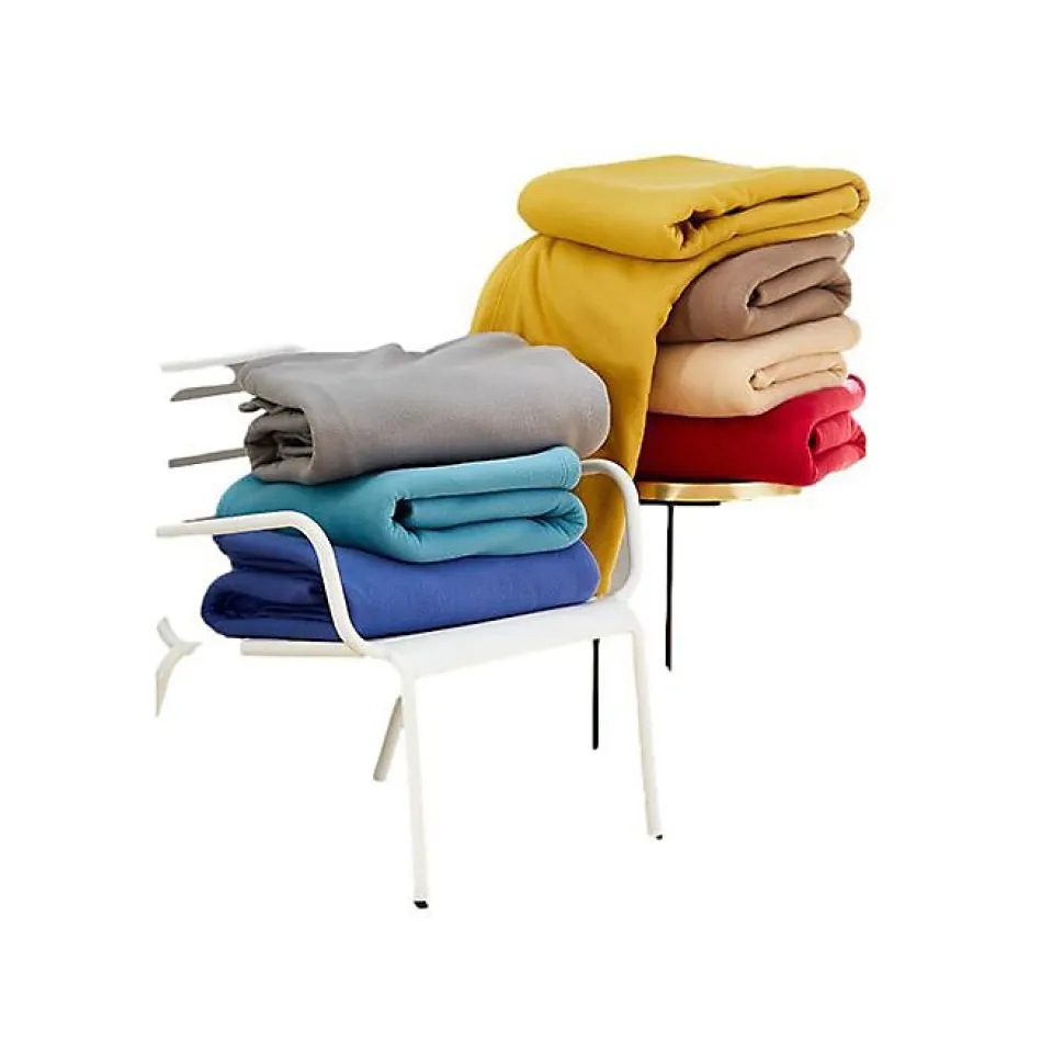 Couverture polaire "Teddy Non feu - Norme NF EN ISO 12952" toutes dimensions Toison d'or - Teddy Naturel - 220 x 240 cm