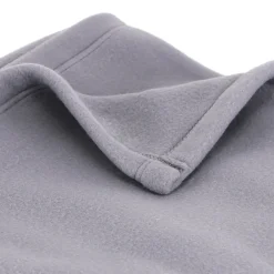 Couverture polaire 180x220 cm 100% Polyester 350g/m2 TEDDY Gris Acier