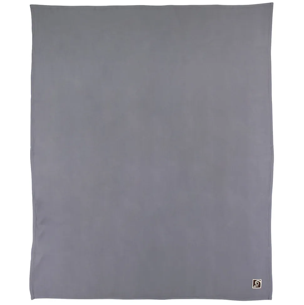 Couverture polaire 240x300 cm 100% Polyester 350g/m2 TEDDY Gris Acier