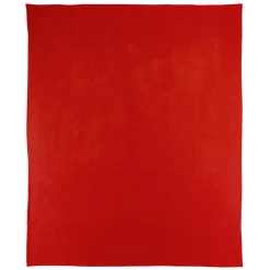 Couverture polaire 180x220 cm 100% Polyester 350g/m2 TEDDY Rouge terracotta