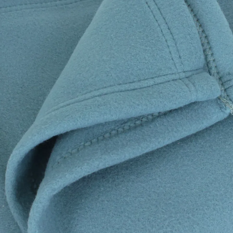 Couverture polaire 240x300 cm 100% Polyester 350g/m2 TEDDY Bleu Lac