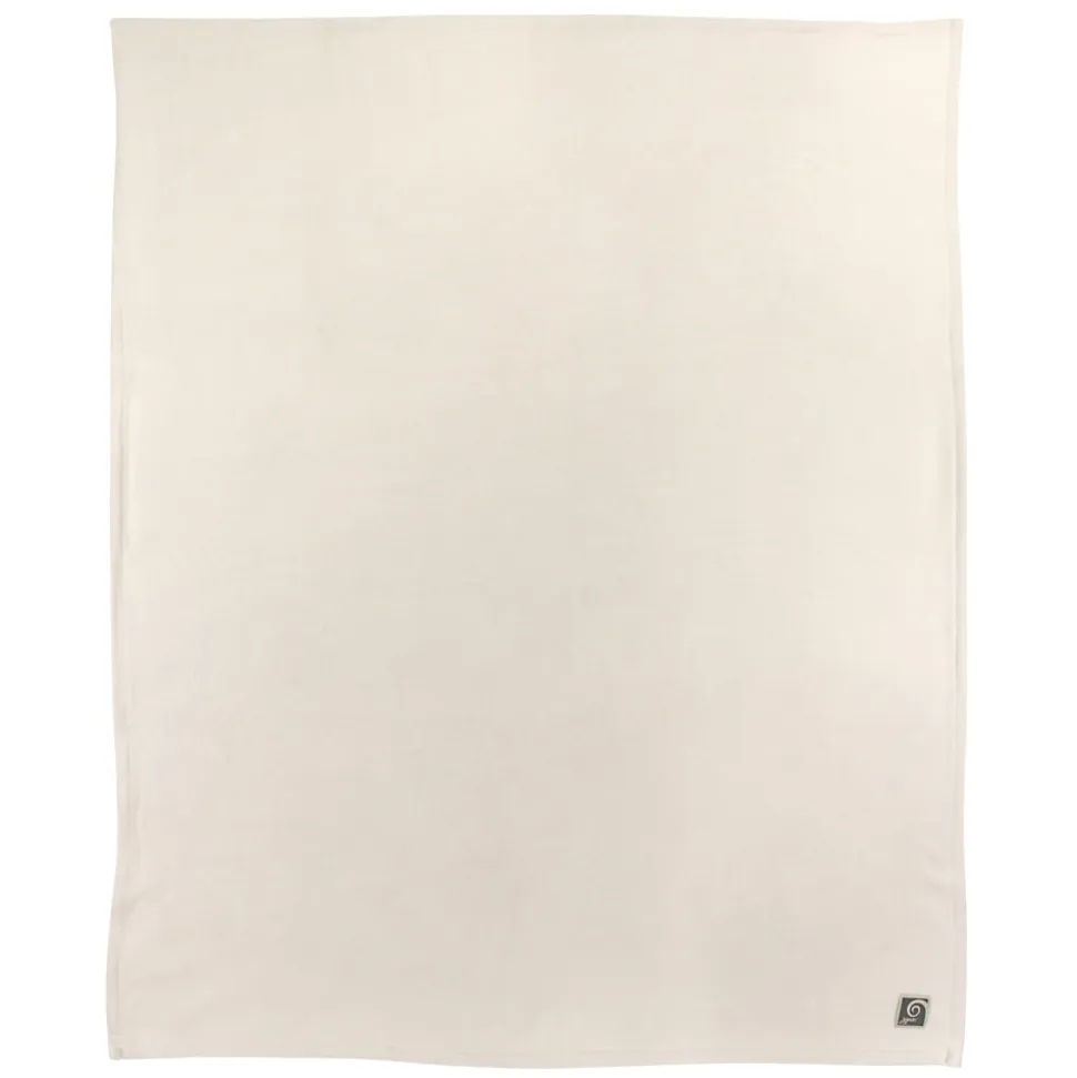Couverture polaire 220x240 cm 100% Polyester 350g/m2 TEDDY Blanc Naturel